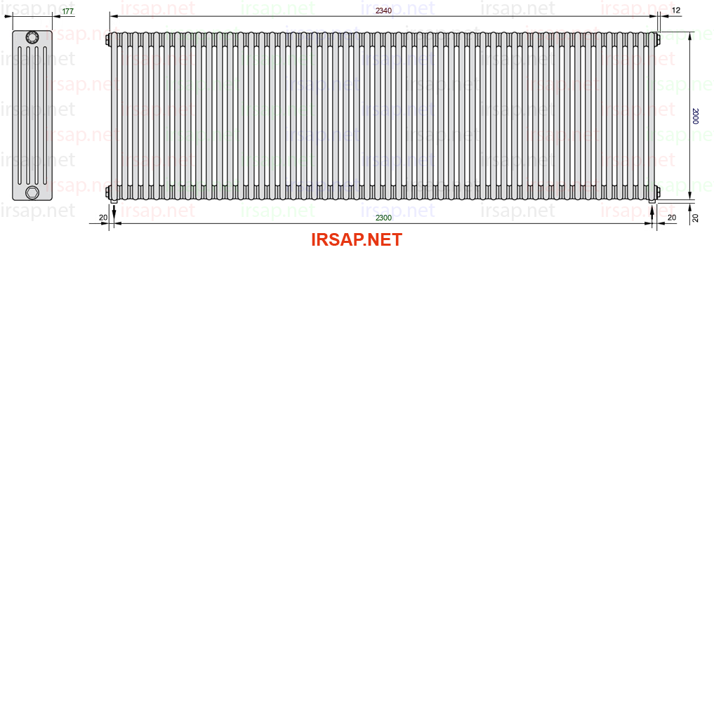 Радиатор IRSAP Tesi 52000/52 T16 CL 01